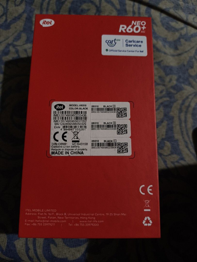 itel 9310 R60+ (Category: Other Gadgets) located in Caloocan City. Submitted by alquirrr (Listing ID 1461970738, Image 2). Description: .