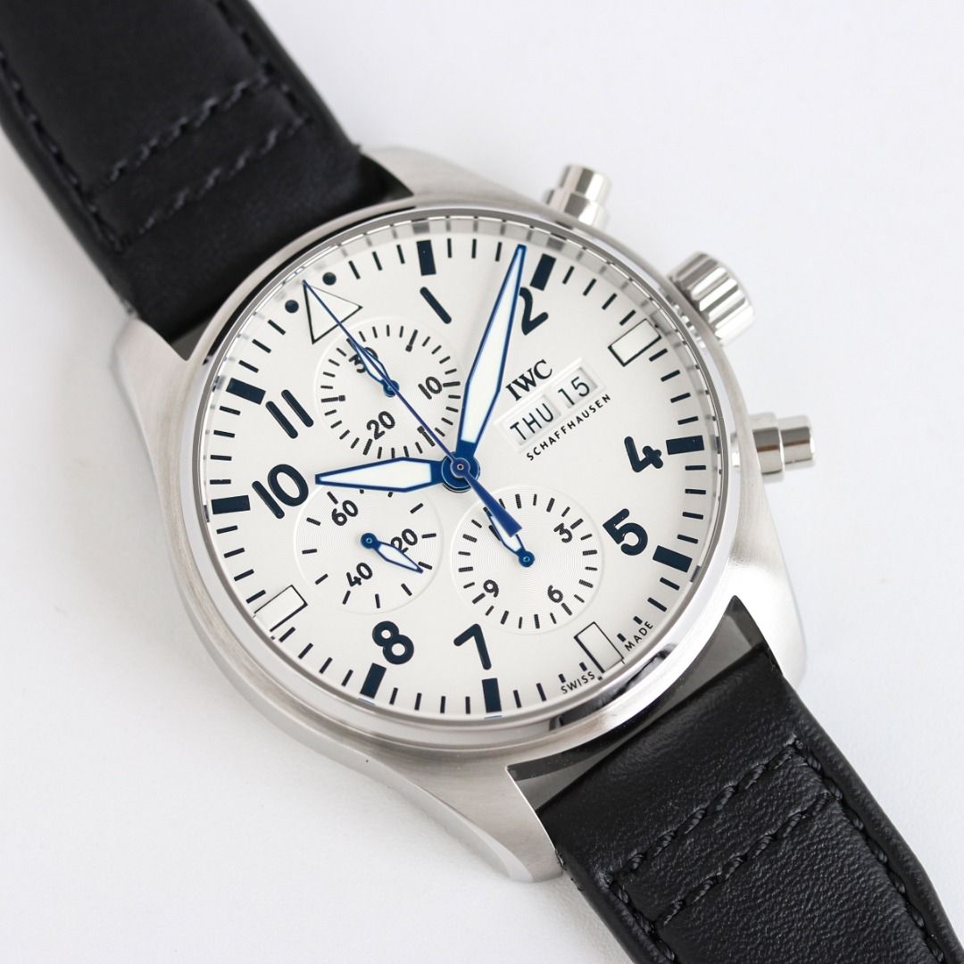 IWC Pilot's Watch Chronograph Automatic Stainless Steel (Category: Men's Watches) located in Davao. Submitted by colacodawr20358 (Listing ID 1461862661, Image 2). Description: .