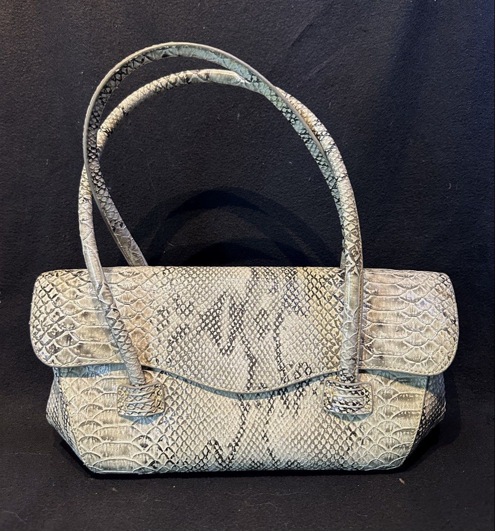 Japan Snake leather Long handle, shoulder bag (Category: Luxury Bags & Wallets) located in Quezon City. Submitted by WIMC2ndaccount (Listing ID 1461940318, Image 3). Description: Japan bag Fashion bag Embossed snake bag Good condition Vintage Normal sign of ussage 37 X 20 centimeters .