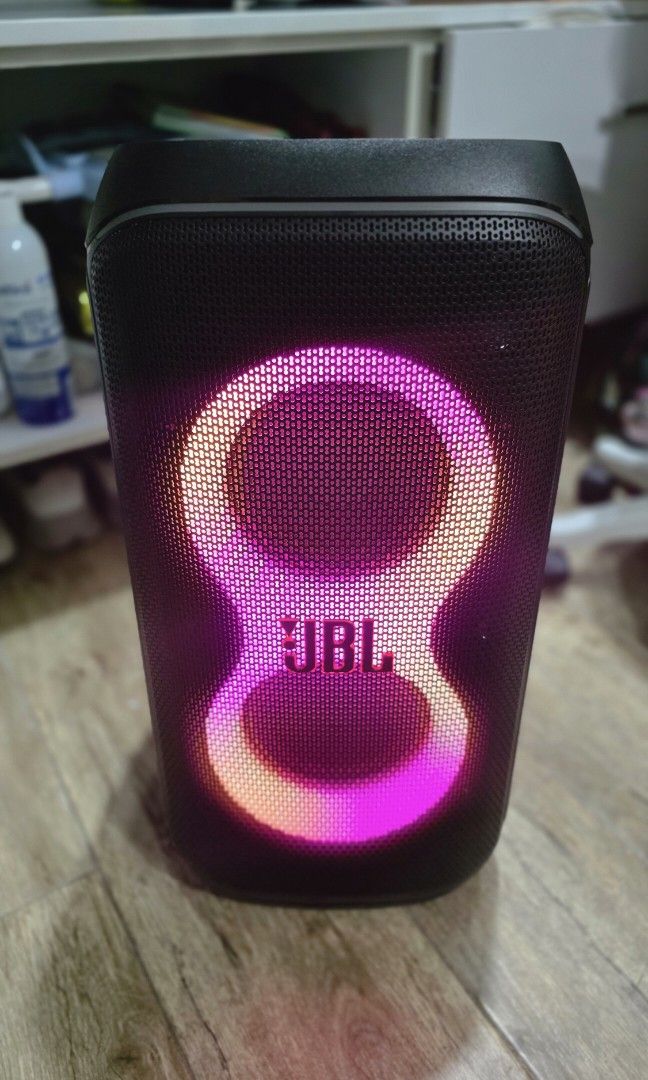 JBL Partybox 120 (Category: Headphones & Headsets) located in Malabon City. Submitted by hyrugadgets (Listing ID 1461845803, Image 1). Description: JBL Partybox 120 Good as New (No Vox) Complete Accessories P.12,990 Firm.