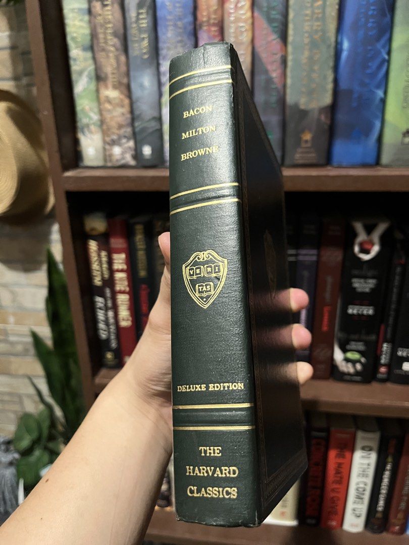 JOHN MILTON. SIR THOMAS BROWNE. FRANCIS BACON. HARVARD CLASSICS (HB) (Category: Storybooks) located in Baliuag. Submitted by lxcrative_epoxh (Listing ID 1461857966, Image 3). Description: HARVARD CLASSICS (HB)— ₱650 Includes; Essays, Civil and Moral AND The New Atlantis By Francis Bacon Areopagitica AND Tractate on Education By John Milton Religio Medici By Sir Thomas Browne.