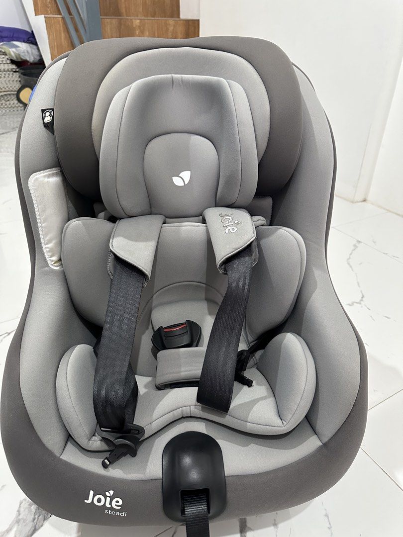 Joie Steadi Car Seat - Grey (Category: Car Seats) located in Calaca. Submitted by thedonscorner (Listing ID 1461812740, Image 1). Description: 🚗 FOR SALE: Original Joie Steadi Car Seat 👶🏻 Original Joie Steadi Car Seat — suitable for 0–4 years old 👶🏻 Used / pre-loved na po ito, kaya please manage your expectations. May normal signs of use dahil nagamit na ng bata but overall matibay quality at magagamit pa nang matagal. Please check the actua