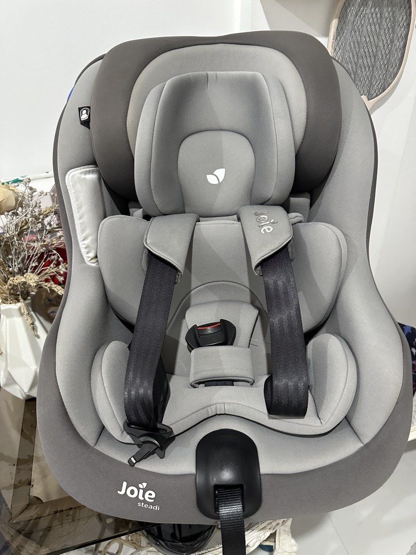 Joie Steadi Car Seat - Grey (Category: Car Seats) located in Calaca. Submitted by thedonscorner (Listing ID 1461812740, Image 2). Description: 🚗 FOR SALE: Original Joie Steadi Car Seat 👶🏻 Original Joie Steadi Car Seat — suitable for 0–4 years old 👶🏻 Used / pre-loved na po ito, kaya please manage your expectations. May normal signs of use dahil nagamit na ng bata but overall matibay quality at magagamit pa nang matagal. Please check the actua