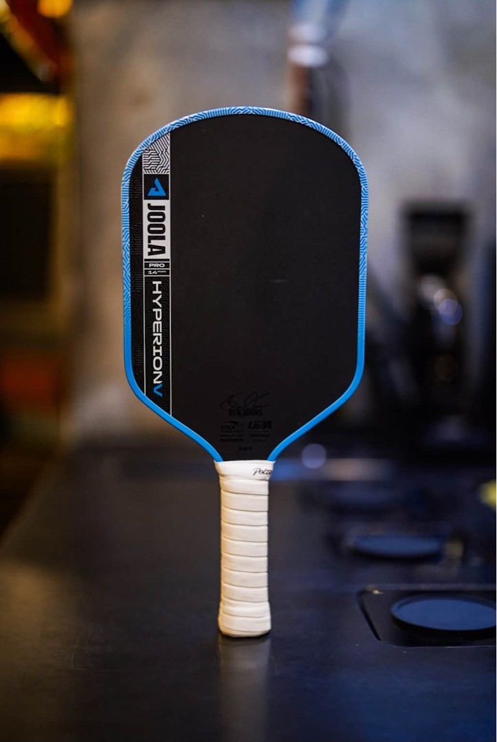 JOOLA Hyperion C2 CFS 14mm Pickleball Paddle (Category: Racket and Ball Sports) located in Dumaguete. Submitted by zee_hunny (Listing ID 1461917926, Image 1). Description: - JOOLA Hyperion C2 CFS pickleball paddle - 14mm thickness - Carbon fiber surface - White grip - Excellent for control and power - Perfect for your next match.