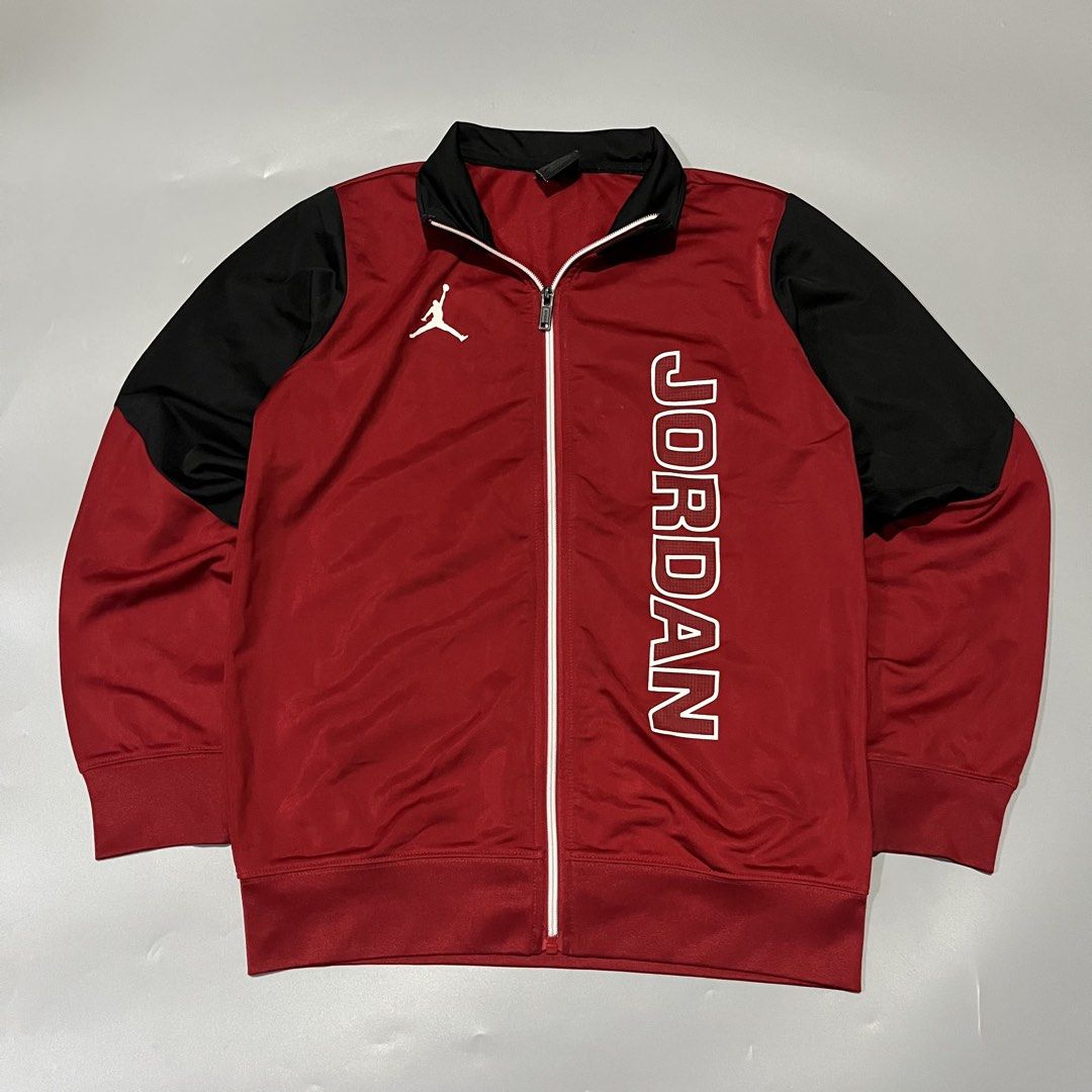Jordan Full-Zip Track Jacket (Category: Babies & Kids Fashion) located in Manila. Submitted by tnerb_buynsell1 (Listing ID 1461975219, Image 1). Description: 160/76 on tag As new condition Color rate 9.6/10 No issues .