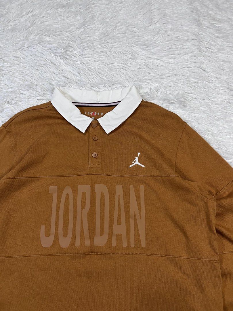 JORDAN POLO LONG SLEEVE (Category: Coats, Jackets and Outerwear) located in Manila. Submitted by bagayanagi11491 (Listing ID 1461945418, Image 2). Description: JORDÀN POLO LONG SLEEVE Excellent Condition Size: M - L (21x27) Issue: none 📩📩.