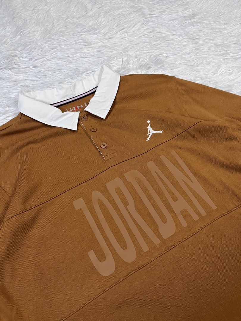 JORDAN POLO LONG SLEEVE (Category: Coats, Jackets and Outerwear) located in Manila. Submitted by bagayanagi11491 (Listing ID 1461945418, Image 3). Description: JORDÀN POLO LONG SLEEVE Excellent Condition Size: M - L (21x27) Issue: none 📩📩.