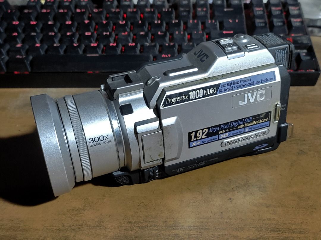 JVC GR-DV2000U Progressive 1000 Digital Video Camcorder (Category: Video Cameras) located in Paranaque City. Submitted by marvin.cavalida (Listing ID 1461967285, Image 1). Description: - JVC GR-DV2000U Digital Video Camcorder - Progressive 1000 Video - 1.92 Mega Pixel Digital Still Capability - 300x Zoom - Sold as is. Will need repair/maintenance - with 1 battery Test and pick up at: 12 Pluto St Bricktown Brgy. Moonwalk, Parañaque 1709 Tawag na l