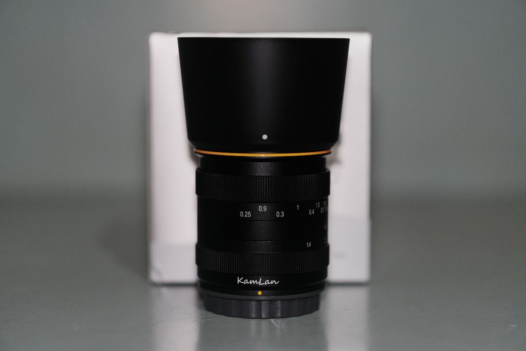 Kamlan MF 28mm F1.4 E-Mount APS-C Lens (Category: Cameras) located in San Pedro. Submitted by rsnts (Listing ID 1459182499, Image 2). Description: - Kamlan 28mm F1.4 lens - Manual Focus lens - For E-mount APS-C - Excellent for street photography and low light conditions - Includes lens hood, front and rear caps and original box - No issues - Pristine condition - Test all you want upon meet-up - RFS: upgrade Php 2,500.00 (NEGOTIABLE).