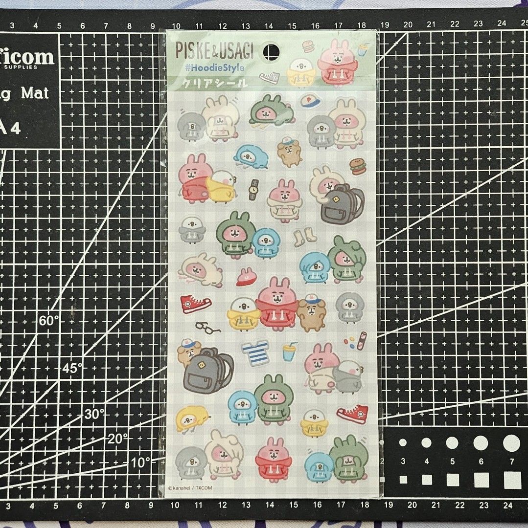 Kanahei Piske and Usagi Sticker Sheets (Category: Other Stationery & Craft) located in Manila. Submitted by cloudita (Listing ID 1462000151, Image 1). Description: 75 peso EACH.