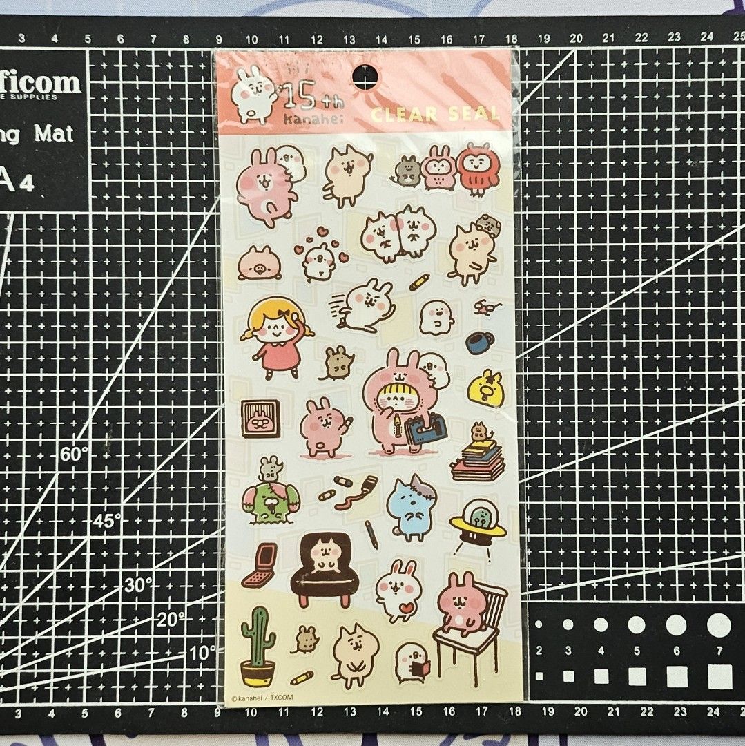Kanahei Piske and Usagi Sticker Sheets (Category: Other Stationery & Craft) located in Manila. Submitted by cloudita (Listing ID 1462000151, Image 2). Description: 75 peso EACH.