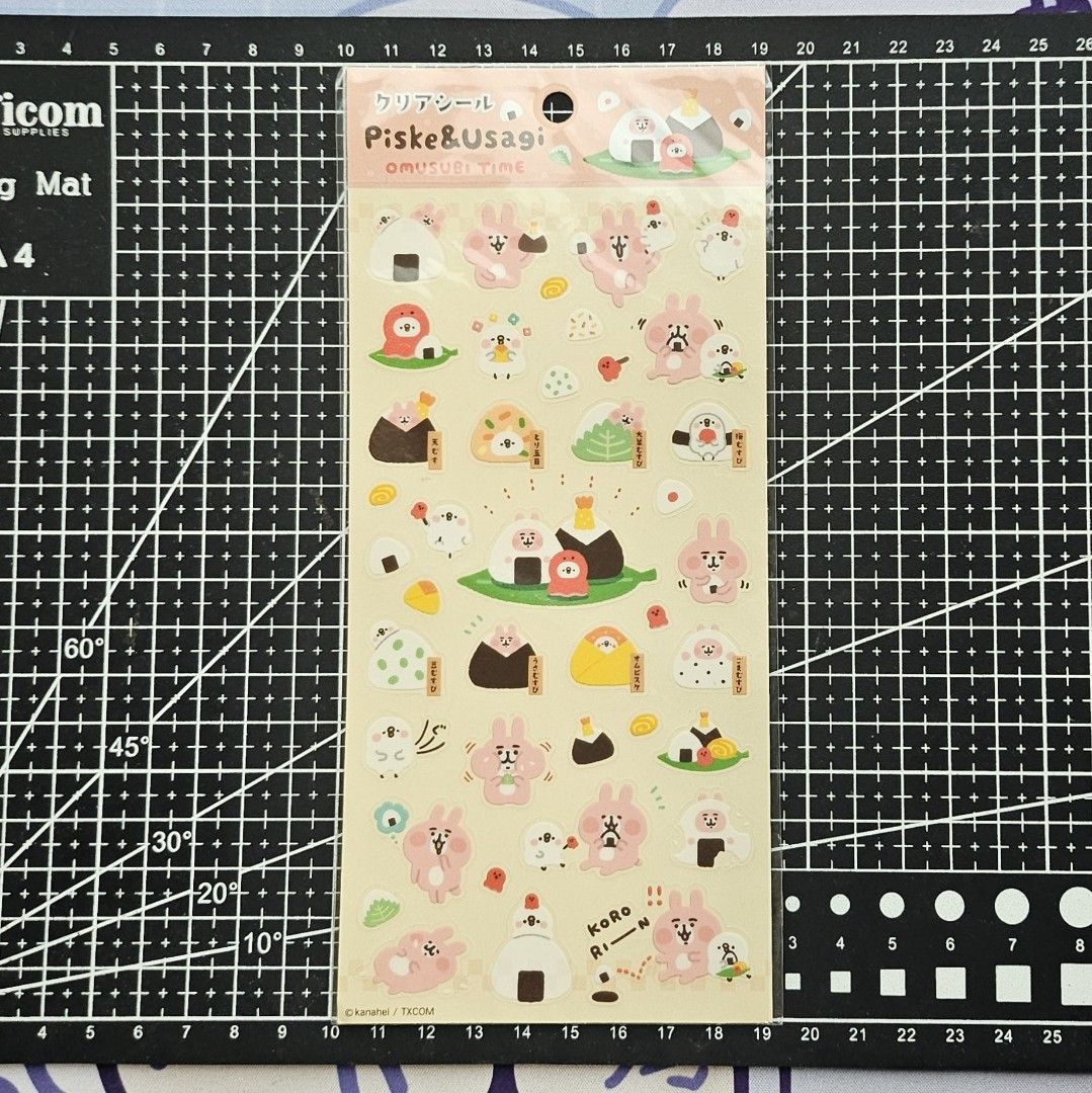 Kanahei Piske and Usagi Sticker Sheets (Category: Other Stationery & Craft) located in Manila. Submitted by cloudita (Listing ID 1462000151, Image 3). Description: 75 peso EACH.