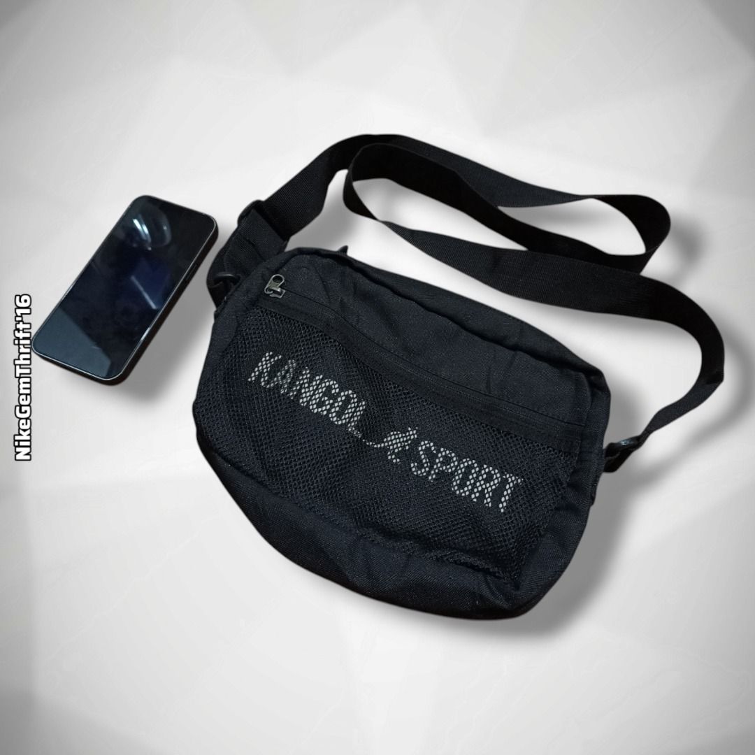 Kangol Sling Bag (Category: Belt bags, Clutches and Pouches) located in Santa Cruz. Submitted by nikegemthrift2016 (Listing ID 1462032221, Image 1). Description: Kangol Sling Bag Excellent Phone for size reference only MINE: 380 plus sf.