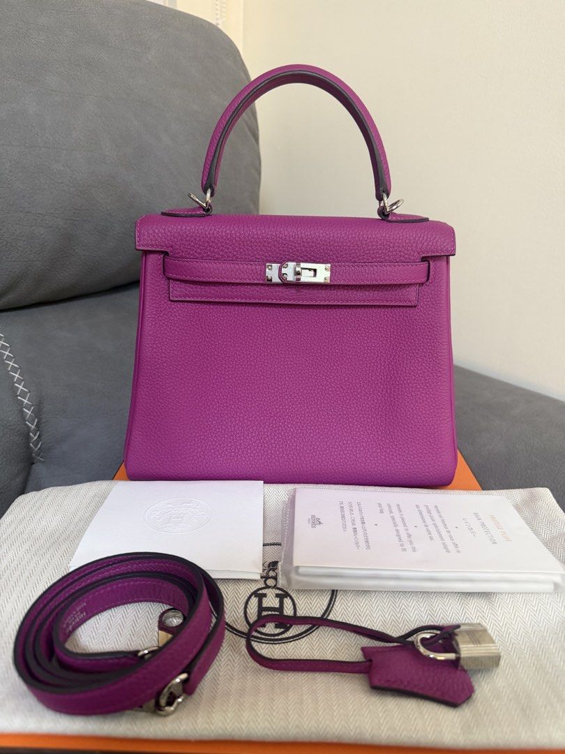 Kelly 25 Rose Pourpre (Category: Luxury Bags & Wallets) located in Mandaluyong City. Submitted by az.purse (Listing ID 1462016467, Image 1). Description: .