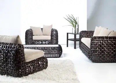 Kenneth Cobonpue Matilda Sofa - 50% Off Preloved (Category: Sofas) located in Taguig. Submitted by xiaomeimeiann (Listing ID 1461954336, Image 3). Description: - Preloved Kenneth Cobonpue Matilda Sofa - Handwoven rattan frame with a strong, open weave - Plush cushions for ultimate comfort - Timeless design icon, perfect for modern living - Offered at a 50% discount - Inquire for price and to schedule a viewing.