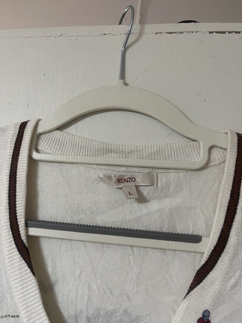 KENZO (Cardigan) (Category: Luxury Apparel) located in Tayug. Submitted by thriftyshady_ (Listing ID 1461874858, Image 3). Description: Kenzo (Cardigan) L on tag No issue 9.5/10 Condition 9.5/10 Color rate Excellent to as new.