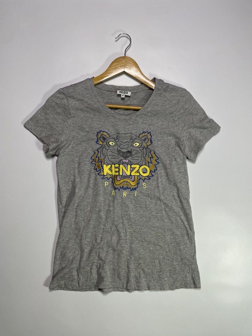 Kenzo Tiger Printed Shirt (Category: Shirts) located in Dasmarinas. Submitted by just_find_castleton (Listing ID 1461858274, Image 1). Description: Kenzo Tiger Printed Shirt M 16.5x24.