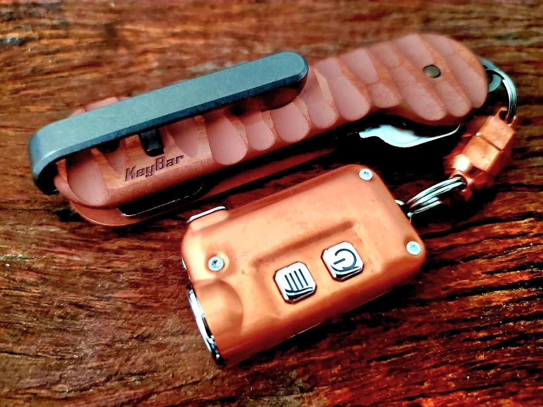 Keybar Copper Slayer with Nitecore TINI Cu (Category: Home Improvement Tools & Accessories) located in Marikina City. Submitted by knifeandtoolphilippines (Listing ID 1461874585, Image 1). Description: Fixed Price No Trades SOLD AS SET Keybar Copper Slayer with Titanium Deep Carry Clip 3.0 and Copper Magnut Nitecore TINI Cu All Brand new.