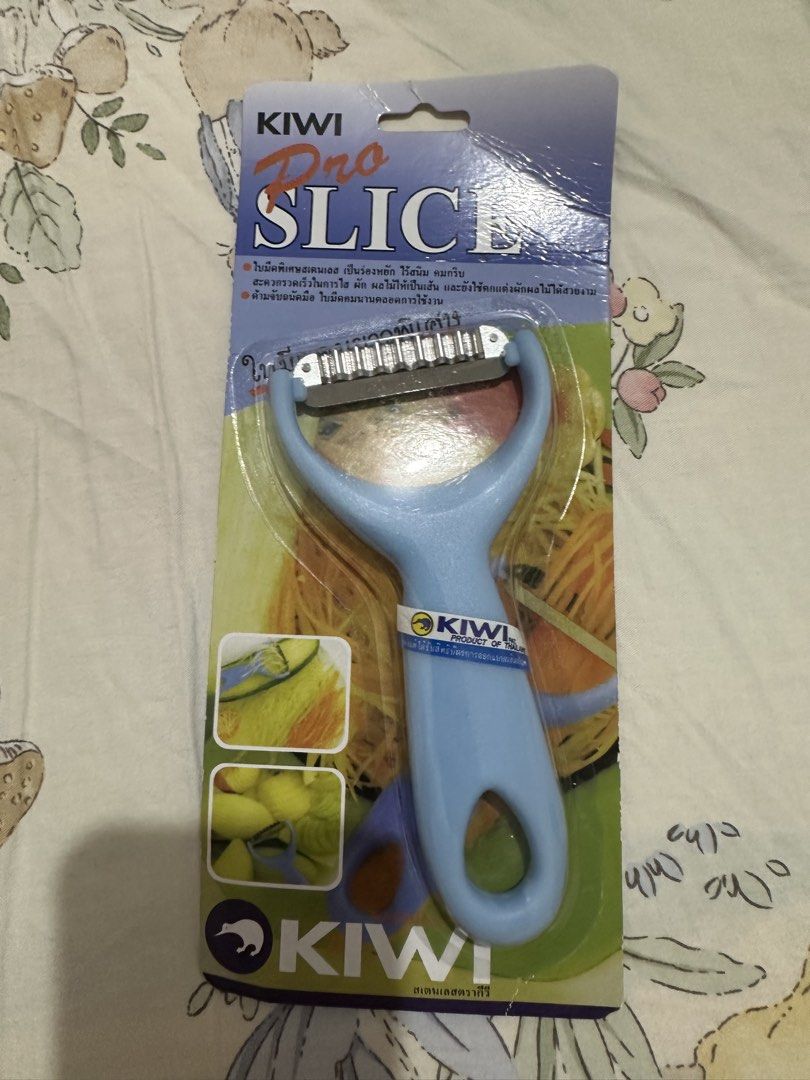 KIWI Pro Slice Peeler - Made in Thailand (Category: Cookware & Accessories) located in San Fernando. Submitted by jillparas (Listing ID 1461965069, Image 1). Description: - KIWI Pro Slice Peeler - Effortless slicing and peeling - Sharp and durable blade - Perfect for quick fruit and vegetable preparation - Made in Thailand - Comes in original packaging.