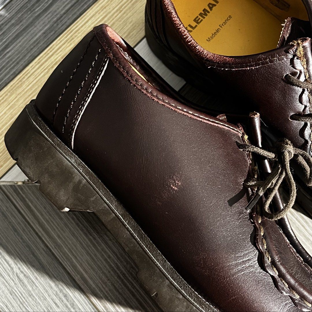 KLEMAN Padror Leather Tyrolean Shoes (Category: Dress Shoes) located in Daraga. Submitted by th3cliquejunks (Listing ID 1461991532, Image 3). Description: KLEMAN Padror Leather Tyrolean Shoes Size 38 / 26”cm insole on tape Condition: 9.5/10 No major flaw Made in: France - 3,000 Dm!.
