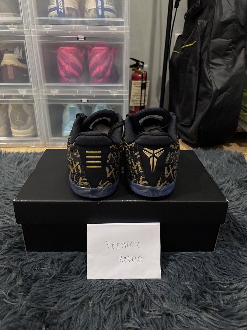 Kobe 11 EM “Mamba Day” (Size 9.5 M) (Category: Sneakers) located in Las Pinas. Submitted by 07miffy (Listing ID 1461880629, Image 3). Description: Kobe 11 EM “Mamba Day” (Size 9.5 M) ❗️PLEASE READ BEFORE MESSAGING❗️ Guaranteed Legit/Authentic/Original Price: ₱10,000 Size: 9.5 Mens US Condition: 10/10 used for 10 minute shoot-around only on wooden court Can do Lalamove/Grab or meetup in Taft, near DLSU Manila.