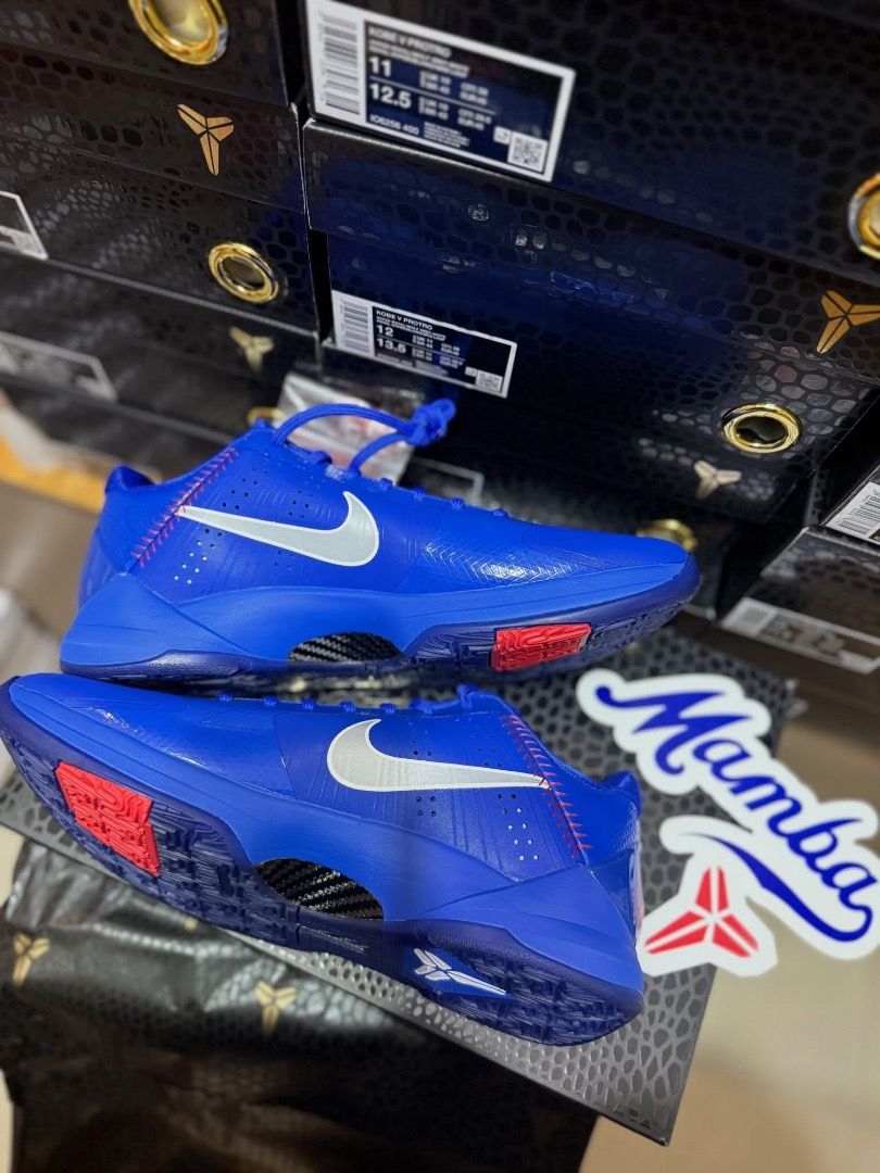 Kobe 5 Protro Dodgers (Category: Casual Shoes) located in Manila. Submitted by gio.dee (Listing ID 1461935198, Image 2). Description: Kobe 5 Protro Dodgers Available on hand! ₱11,000 Sizes 8-13M ❗️First to pay basis. 🚚We deliver nationwide. 📩Pm for more details..