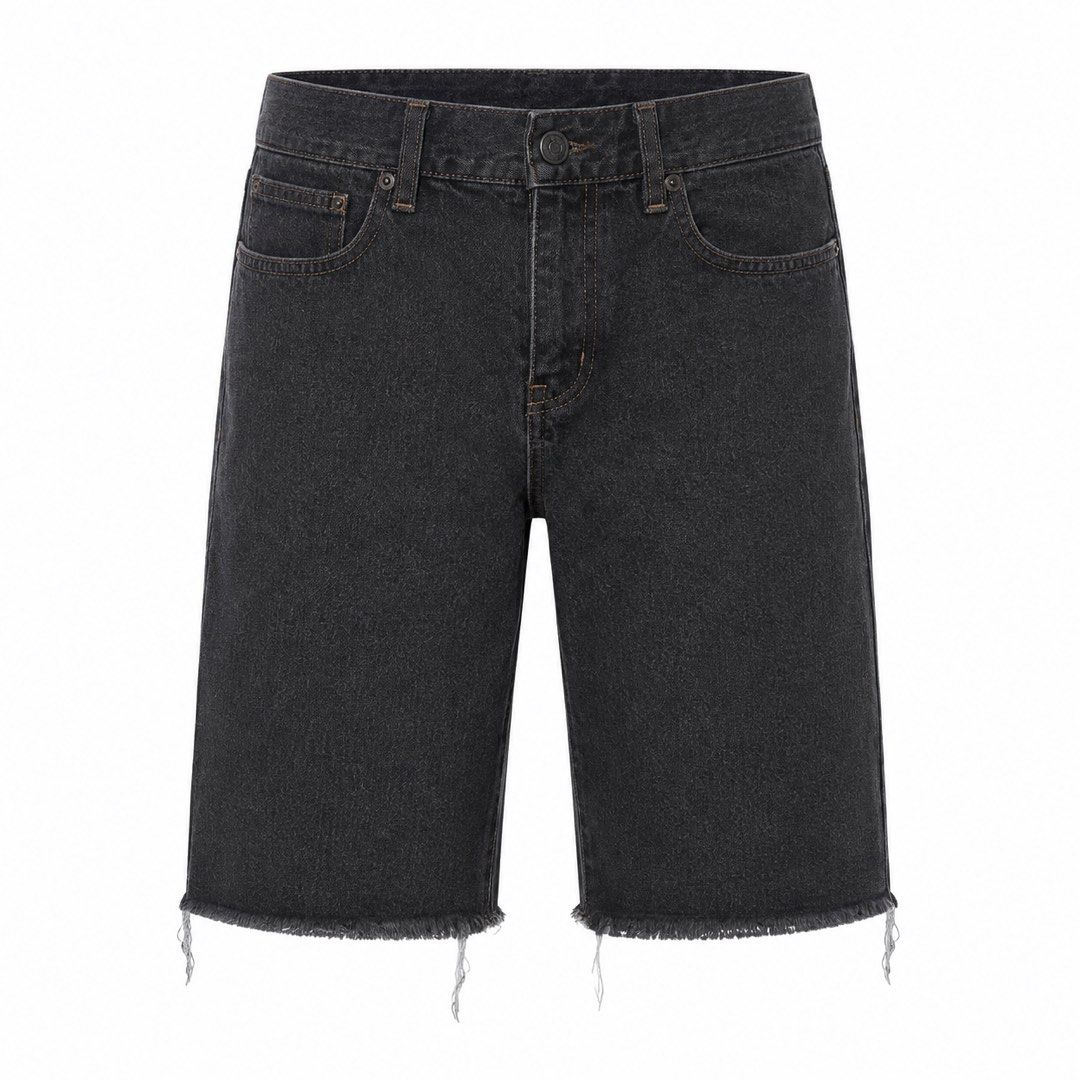 KREW Grey Denim Cutoff Shorts Size 28 (Category: Shorts) located in San Ildefonso. Submitted by rgdeclutters (Listing ID 1462028847, Image 1). Description: W - 28" L - 20".