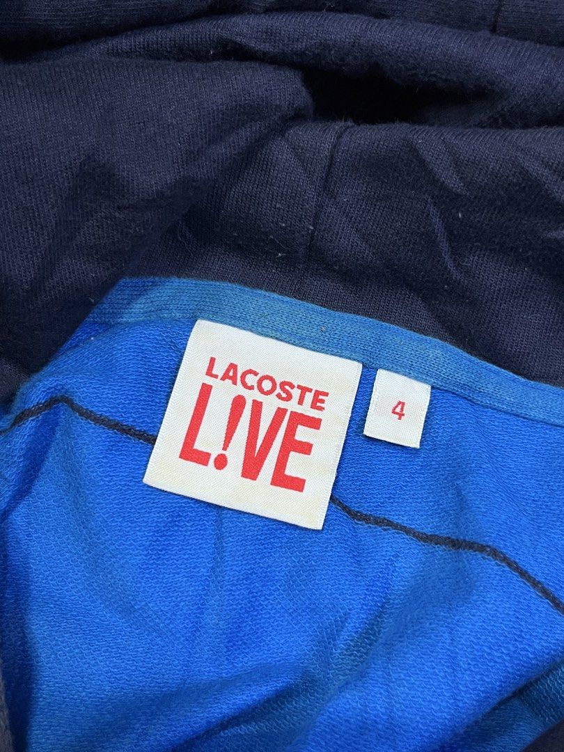 LACOSTE (Category: Hoodies) located in Manila. Submitted by bagayanagi11491 (Listing ID 1461834206, Image 3). Description: Excellent Condition Size: Medium Dimes: 21x26 Issue: None .