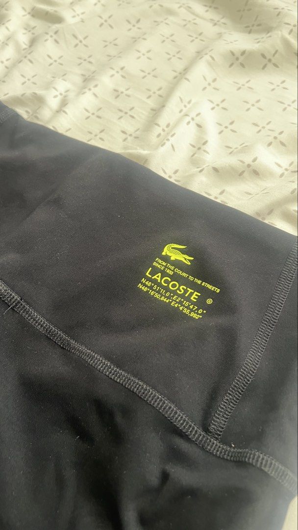 Lacoste Black Leggings (Category: Activewear) located in Quezon City. Submitted by sr_1521 (Listing ID 1461819684, Image 3). Description: Size 40.