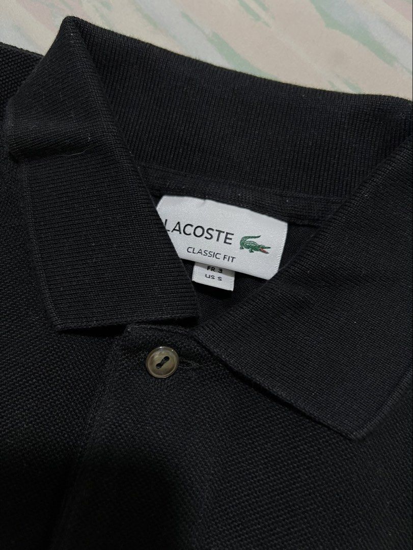 Lacoste Classic Fit Polo Shirt (Category: Tshirts & Polo Shirts ) located in Manila. Submitted by lovedbyac2 (Listing ID 1461847238, Image 3). Description: Lacoste Classic Fit Polo Shirt 🖤 ₱1,800 Authentic Lacoste Classic Fit Black Excellent condition / well-kept No issue, ready to wear .