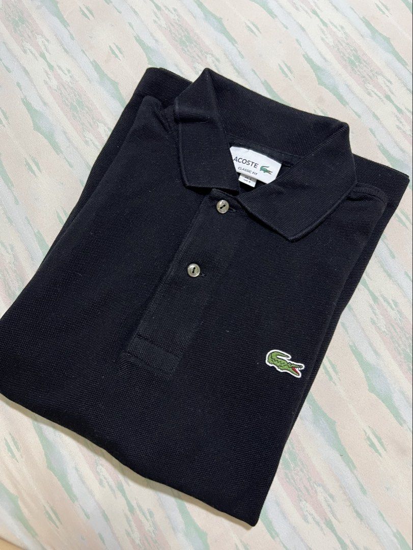 Lacoste Classic Fit Polo Shirt (Category: Tshirts & Polo Shirts ) located in Manila. Submitted by lovedbyac2 (Listing ID 1461847238, Image 2). Description: Lacoste Classic Fit Polo Shirt 🖤 ₱1,800 Authentic Lacoste Classic Fit Black Excellent condition / well-kept No issue, ready to wear .