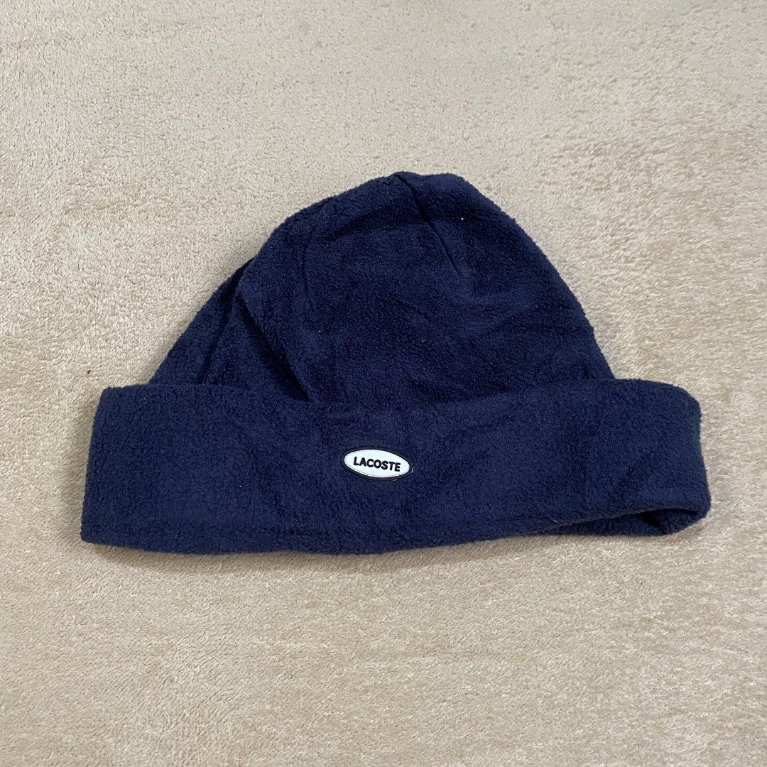 Lacoste Fleece Beanie Off (Category: Beanies) located in Polomolok. Submitted by larnel27 (Listing ID 1461934185, Image 1). Description: - one size fits all - color rate 9/10 - declared as off.