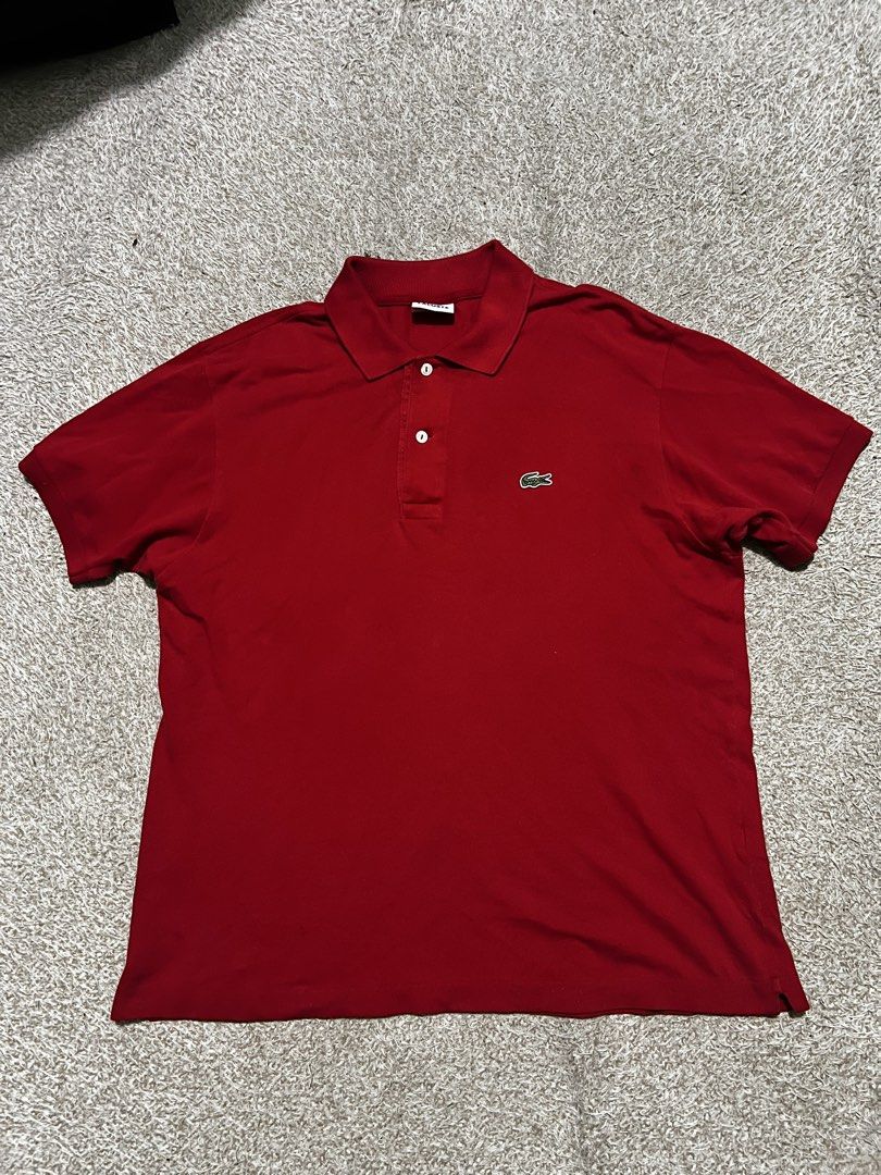 Lacoste Polo Shirt (Category: Tshirts & Polo Shirts ) located in Mexico. Submitted by iseemiyakee. (Listing ID 1461893516, Image 1). Description: Size Large 22 width x 27 length no issue excellent condition .