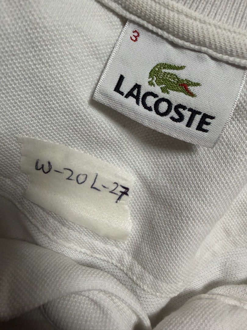 Lacoste size 3 (Category: Tshirts & Polo Shirts ) located in Quezon City. Submitted by 3jsprelovedshop (Listing ID 1461874491, Image 2). Description: .