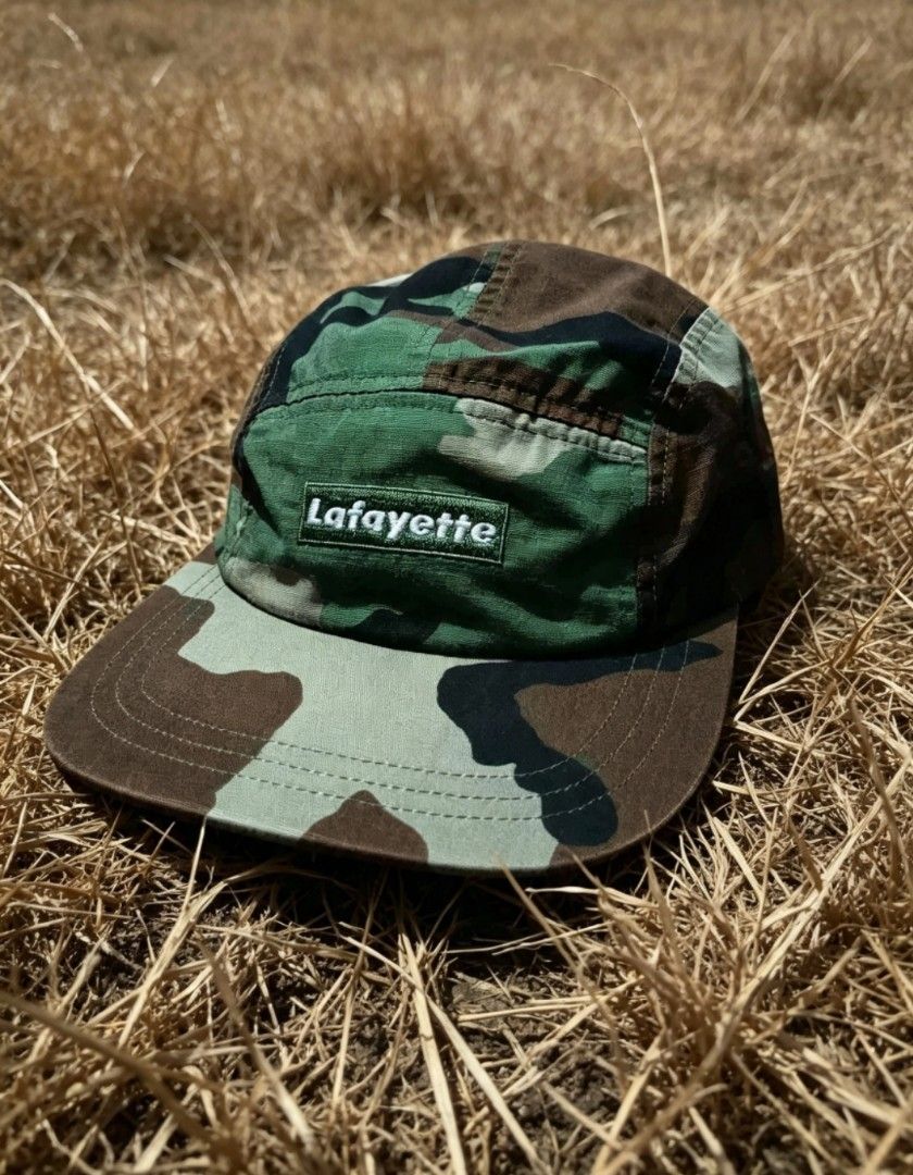 Lafayette Jet Cap Hat, Box Logo Camouflage Pattern, Khaki/SS (Category: Caps & Hats) located in Bulacan. Submitted by ssirc (Listing ID 1461910767, Image 2). Description: Lafayette Jet Cap Hat, Box Logo Camouflage Pattern, Khaki/SS 880+sf‼️ fixed‼️ Payment first/Gcash‼️.