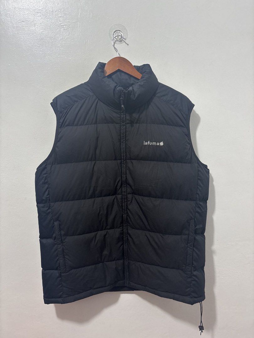 Lafuma Black Vest Men XL (Category: Coats, Jackets and Outerwear) located in Balanga. Submitted by winterlab_ph (Listing ID 1461903001, Image 3). Description: Code: A939 Width: 26 Length: 29 Shoulders: 20 : needs wash.