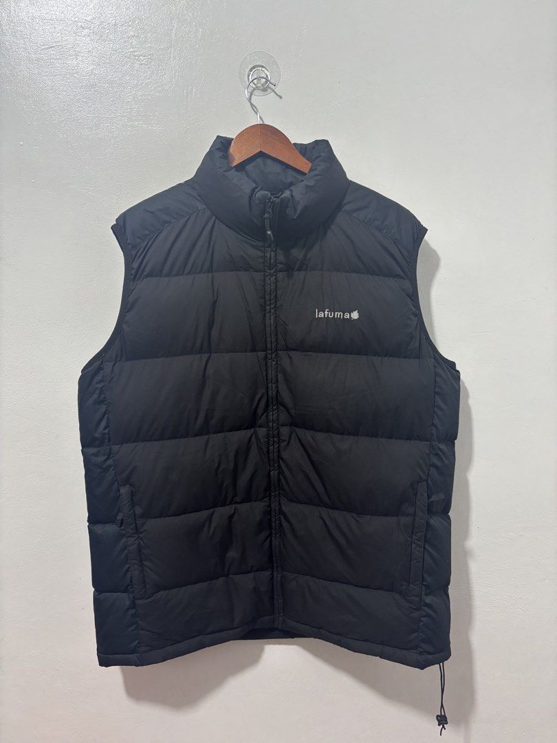 Lafuma Black Vest Men XL (Category: Coats, Jackets and Outerwear) located in Balanga. Submitted by winterlab_ph (Listing ID 1461903001, Image 1). Description: Code: A939 Width: 26 Length: 29 Shoulders: 20 : needs wash.