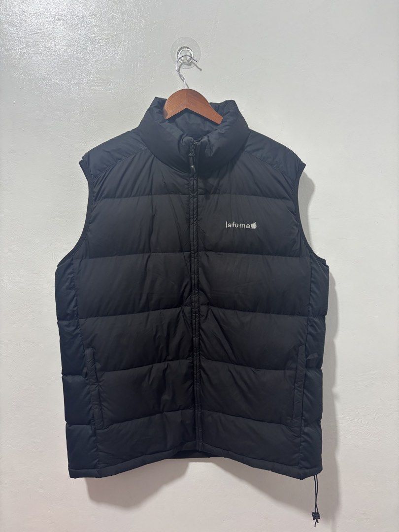 Lafuma Black Vest Men XL (Category: Coats, Jackets and Outerwear) located in Balanga. Submitted by winterlab_ph (Listing ID 1461903001, Image 2). Description: Code: A939 Width: 26 Length: 29 Shoulders: 20 : needs wash.