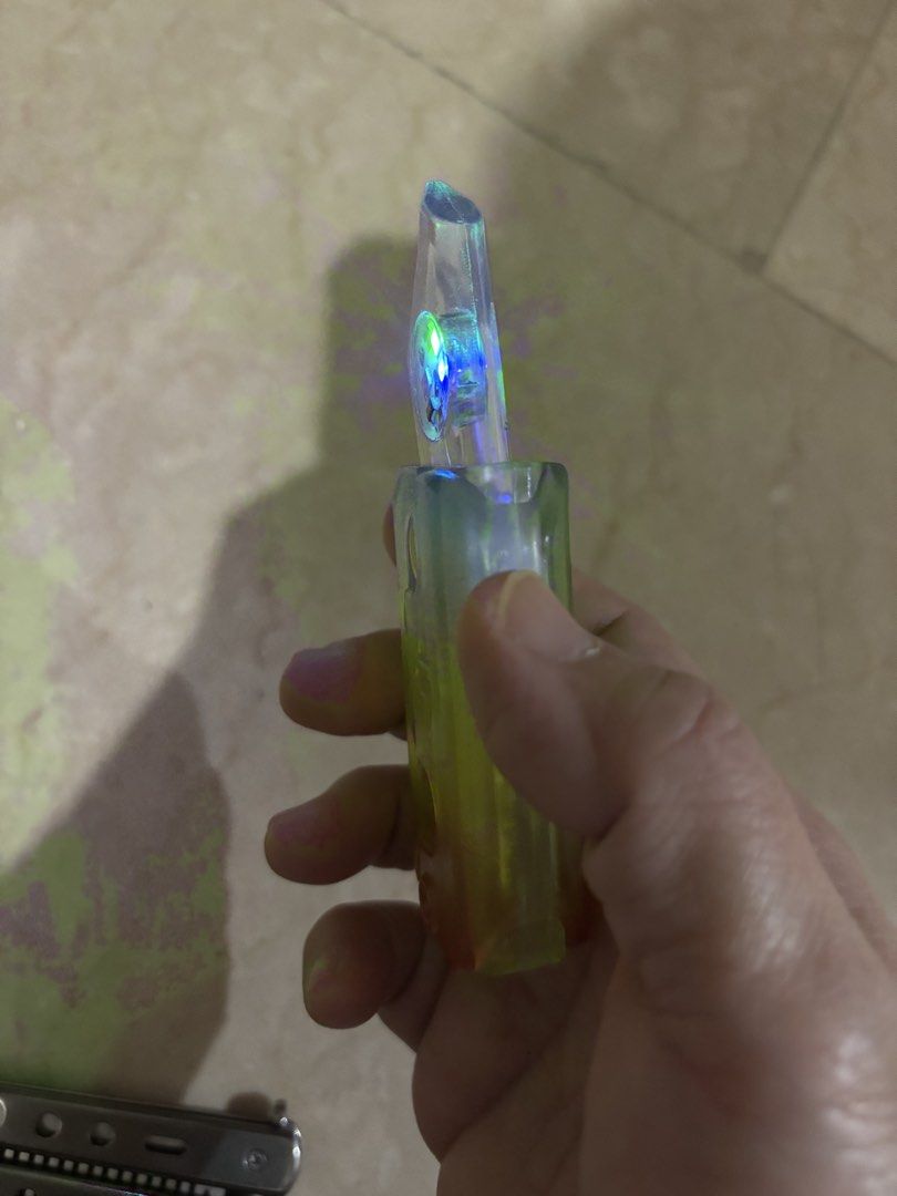 Led fidget light up knif (Category: Interactive Toys) located in Manila. Submitted by vintageaccessories (Listing ID 1461846186, Image 1). Description: .