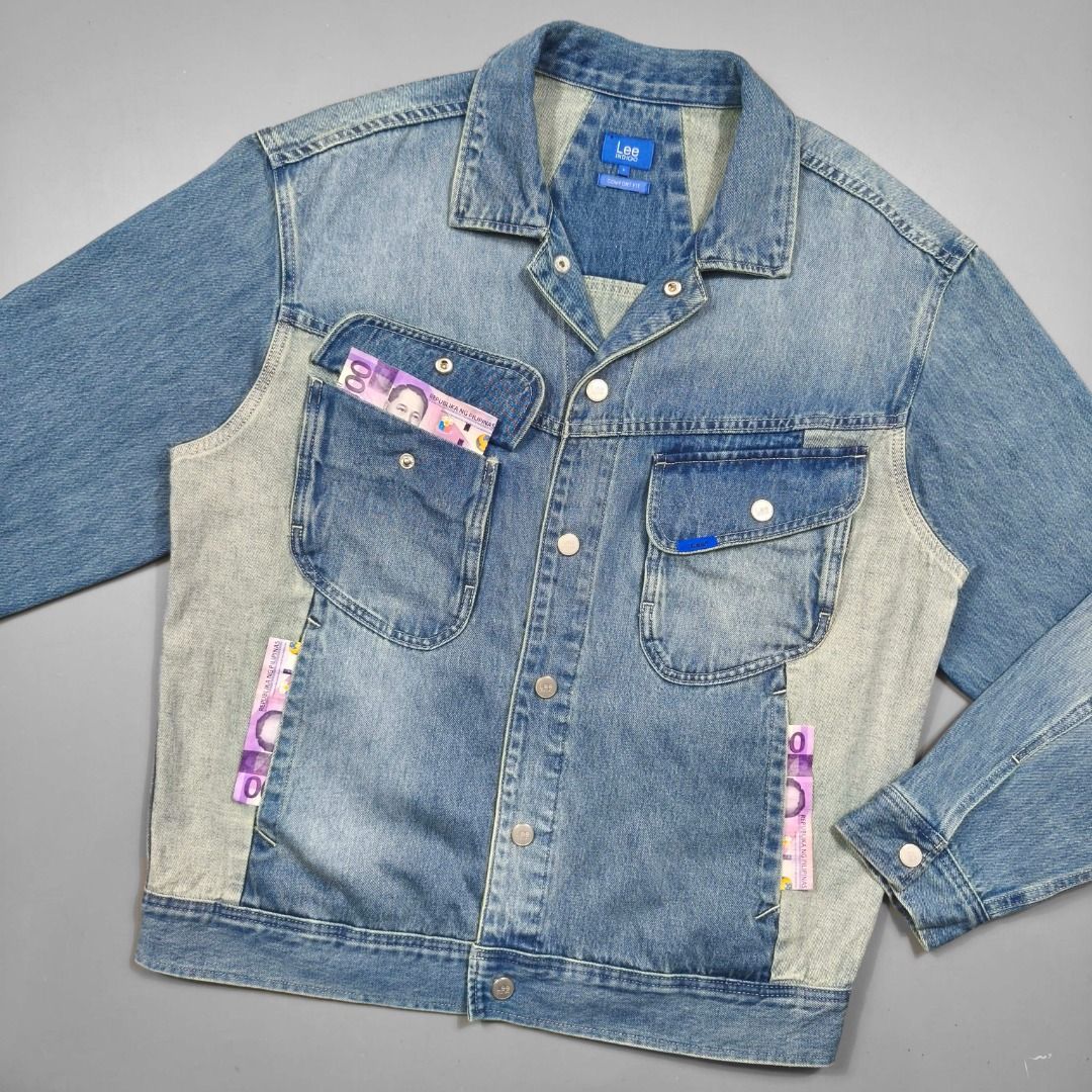 LEE INDIGO S/S25 TRUCKER DENIM JACKET (Category: Coats, Jackets and Outerwear) located in Baguio. Submitted by curatedandselected (Listing ID 1461903966, Image 2). Description: Size: large Dimes: 23.5W x 27.5L Condition: 9.5/10 Fabric: denim.