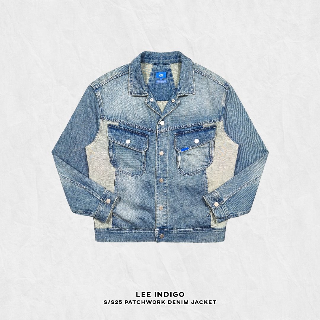 LEE INDIGO S/S25 TRUCKER DENIM JACKET (Category: Coats, Jackets and Outerwear) located in Baguio. Submitted by curatedandselected (Listing ID 1461903966, Image 1). Description: Size: large Dimes: 23.5W x 27.5L Condition: 9.5/10 Fabric: denim.