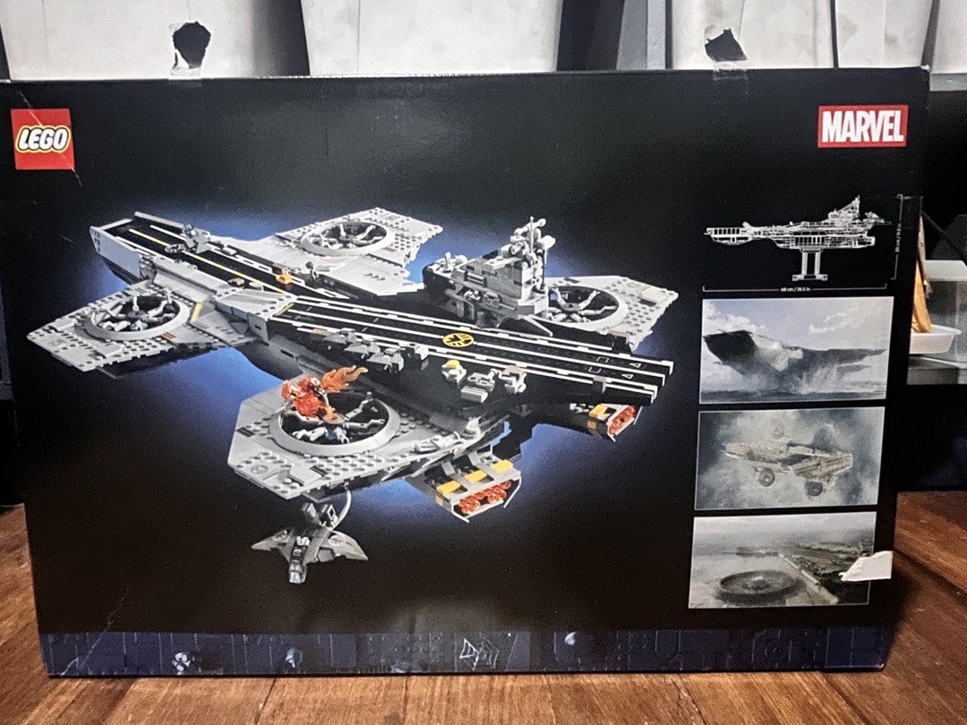 Lego Set Marvel Helicarrier (Category: Lego & Building Sets) located in Manila. Submitted by ezbricks (Listing ID 1461843091, Image 2). Description: - No minifigures - Complete and authentic - Brand New Box - 15k php - Negotiable and free shipping for sure buyer.