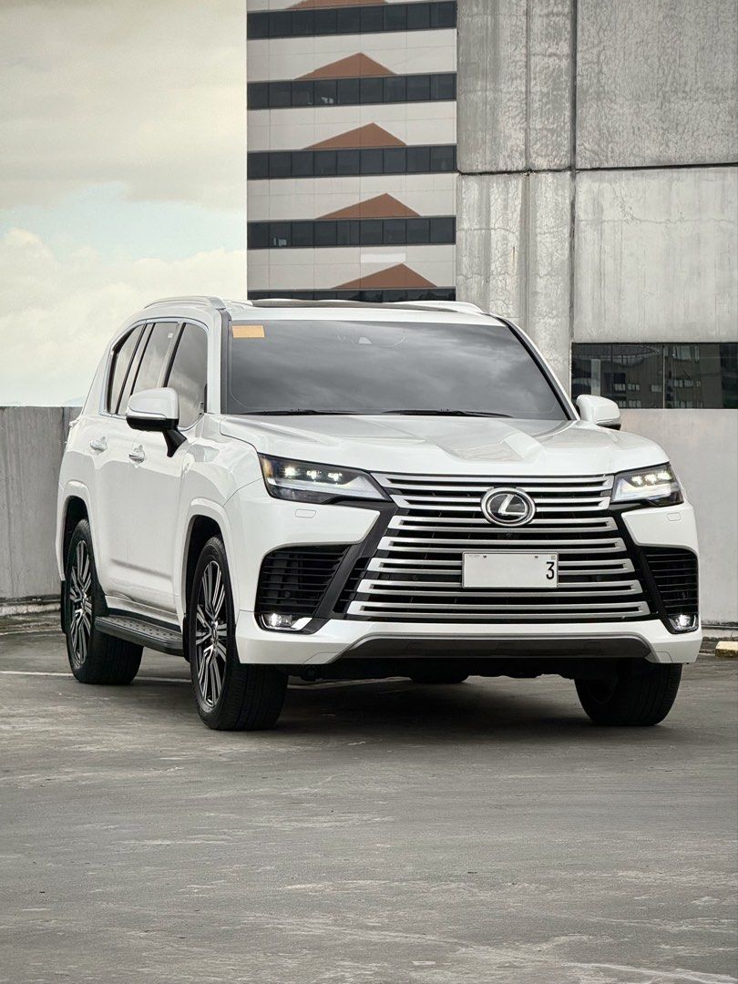 Lexus LX600 Premier Auto (Category: Used Cars) located in Pasig City. Submitted by gtautoph (Listing ID 1461846844, Image 3). Description: ⬛️🟥🟨 FOR SALE 🟨🟥⬛️ 2024 Lexus LX 600 Premier 4k Kilometers ONLY Local unit Newly Serviced at Lexus Manila 3.5-Liter Twin-Turbocharged V6 Gasoline 409 HP 10-Speed Automatic Transmission Sunroof 7-Seater Multi-Terrain Select Adaptive Variable Suspension 20” Wheels Mark Levinson Reference Audio System Leather