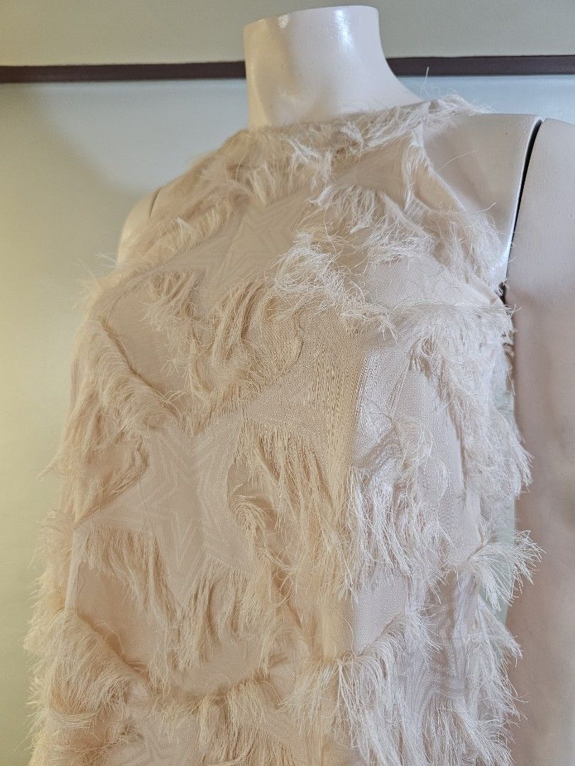 Light Pink Textured Tassel Top (Category: Sleeveless) located in Antipolo. Submitted by ancheska_ (Listing ID 1461801368, Image 3). Description: Xs-Small No Issue 📍Upper Antipolo .