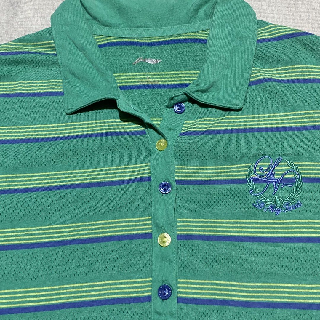 Lining Tennis (Category: Shirts) located in Mabalacat. Submitted by stellargarments (Listing ID 1461806033, Image 2). Description: L - 24 W - 17 Condition : 9/10 Embroidered all logos with logos all buttons & complete smooth tela makinis pa Smooth on skin fabric Need wash only fresh from bale.
