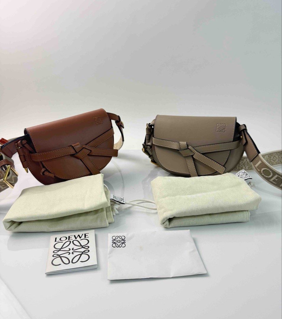 LOEWE MINI GATE DUAL BAG- Like new (Category: Cross-body Bags) located in Makati City. Submitted by lambogirl (Listing ID 1461907280, Image 2). Description: ✔️Like new with sealing film ✔️comes with strap, dust bag, care cards, Entrupy ✔️Free shipping or pick up (Makati).