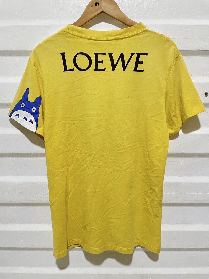 Loewe x Studio Ghibli Totoro shirt (Category: Luxury Apparel) located in Cebu City. Submitted by thrifted.john (Listing ID 1461951164, Image 2). Description: Loewe x Studio Ghibli Totoro shirt - Size S on tag fit to M - Dimes: W19 / L28 - Good condition - 9.5/10 colorate & condition - missing tags 650 Loc: Cebu Unli Vc, Vouch .