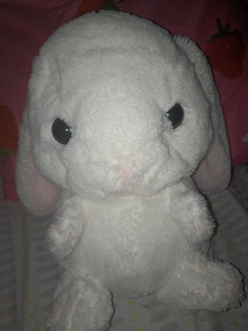 Loppy bunny backpack AMUSE (Category: Backpacks) located in Manila. Submitted by milkyorbit (Listing ID 1461880109, Image 1). Description: Loppy bunny backpack for 450 pesos. BRAND: Amuse MOP: G-cash MOD: J&T.