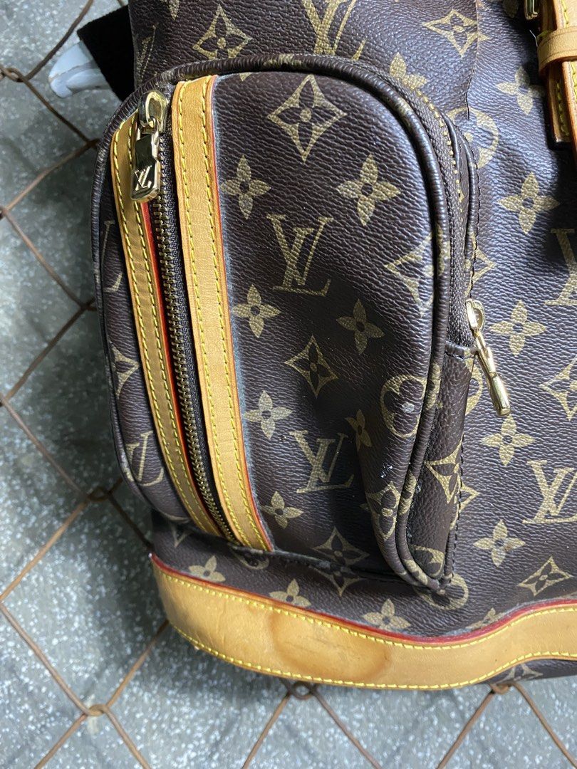 Louis Vuitton Monogram Canvas Backpack (Category: Activewear) located in Manila. Submitted by brightwater-2083 (Listing ID 1461947877, Image 3). Description: - Louis Vuitton Monogram Canvas Backpack - Classic Monogram pattern - Multiple zippered pockets on the front - Genuine leather trim and adjustable straps - Louis Vuitton Paris logo embossed on the leather back panel - Ideal for everyday use or travel - see pics all details and condition .