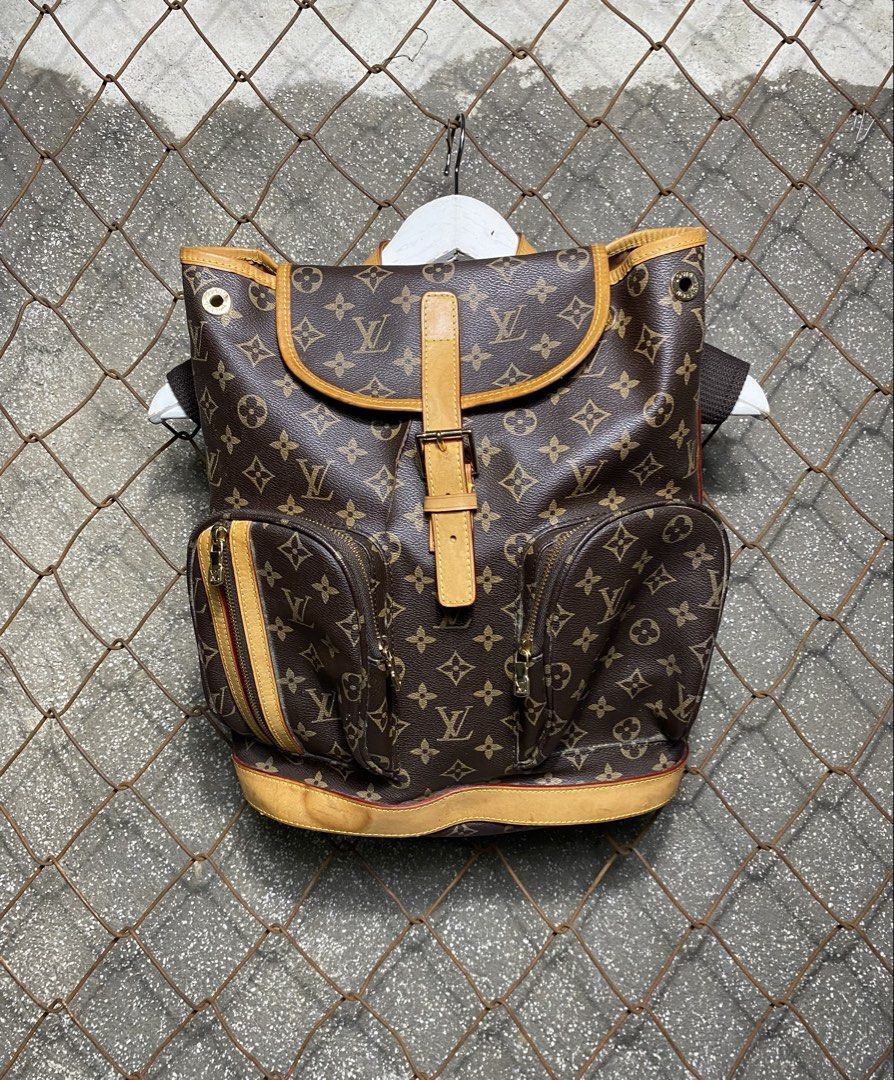 Louis Vuitton Monogram Canvas Backpack (Category: Activewear) located in Manila. Submitted by brightwater-2083 (Listing ID 1461947877, Image 1). Description: - Louis Vuitton Monogram Canvas Backpack - Classic Monogram pattern - Multiple zippered pockets on the front - Genuine leather trim and adjustable straps - Louis Vuitton Paris logo embossed on the leather back panel - Ideal for everyday use or travel - see pics all details and condition .